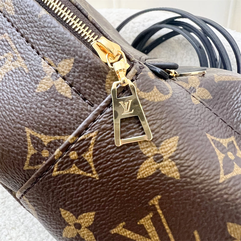 LV Palm Springs Mini Backpack in Monogram Canvas and GHW