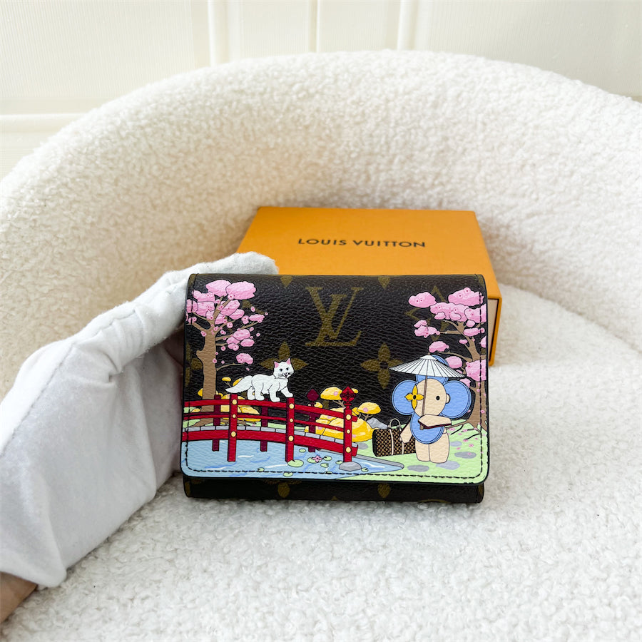 LV Victorine Wallet in Christmas Animation (Vivienne in Japan) Monogram GHW
