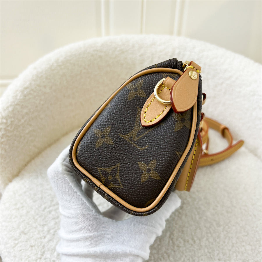LV Nano Speedy in Monogram Canvas GHW