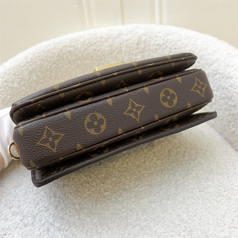 LV Pochette Metis East West in Monogram Canvas and GHW