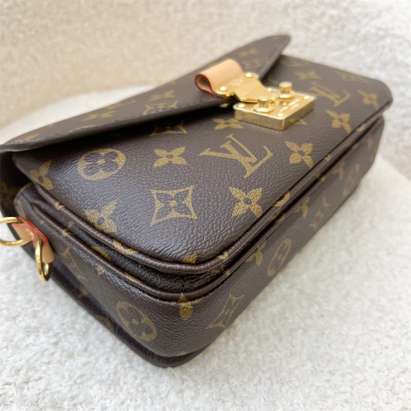 LV Pochette Metis East West in Monogram Canvas and GHW