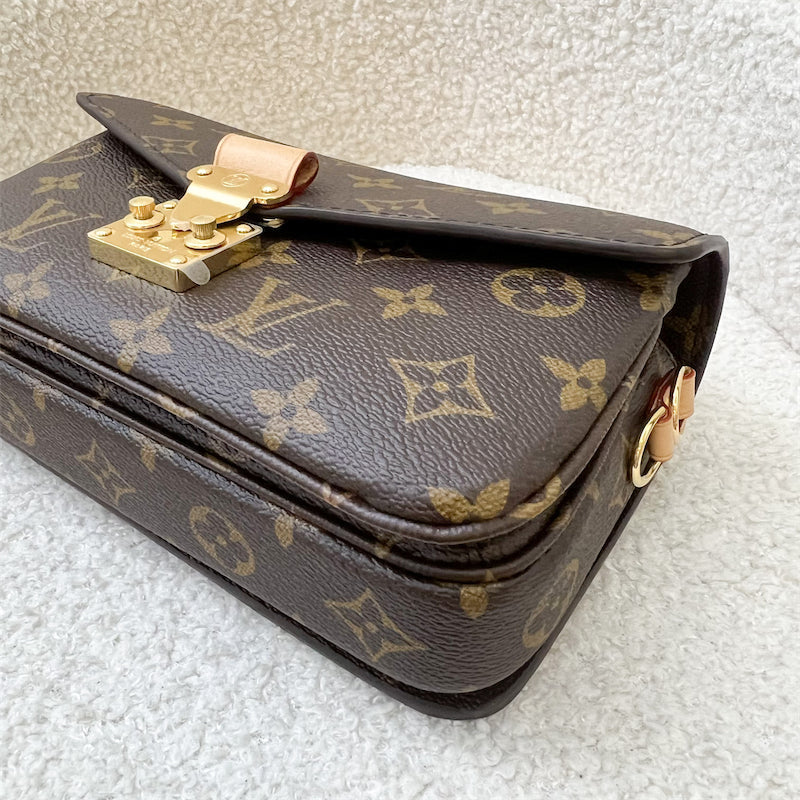 LV Pochette Metis East West in Monogram Canvas and GHW