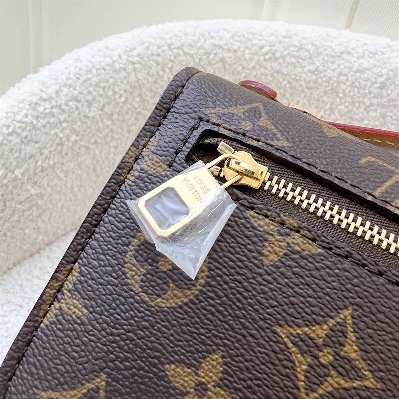 LV Pochette Metis East West in Monogram Canvas and GHW