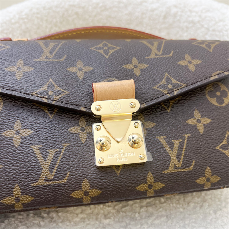 LV Pochette Metis East West in Monogram Canvas and GHW