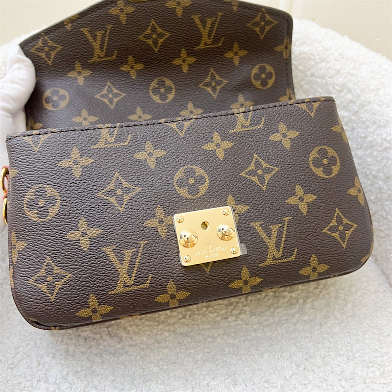 LV Pochette Metis East West in Monogram Canvas and GHW