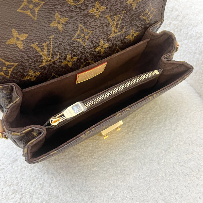 LV Pochette Metis East West in Monogram Canvas and GHW