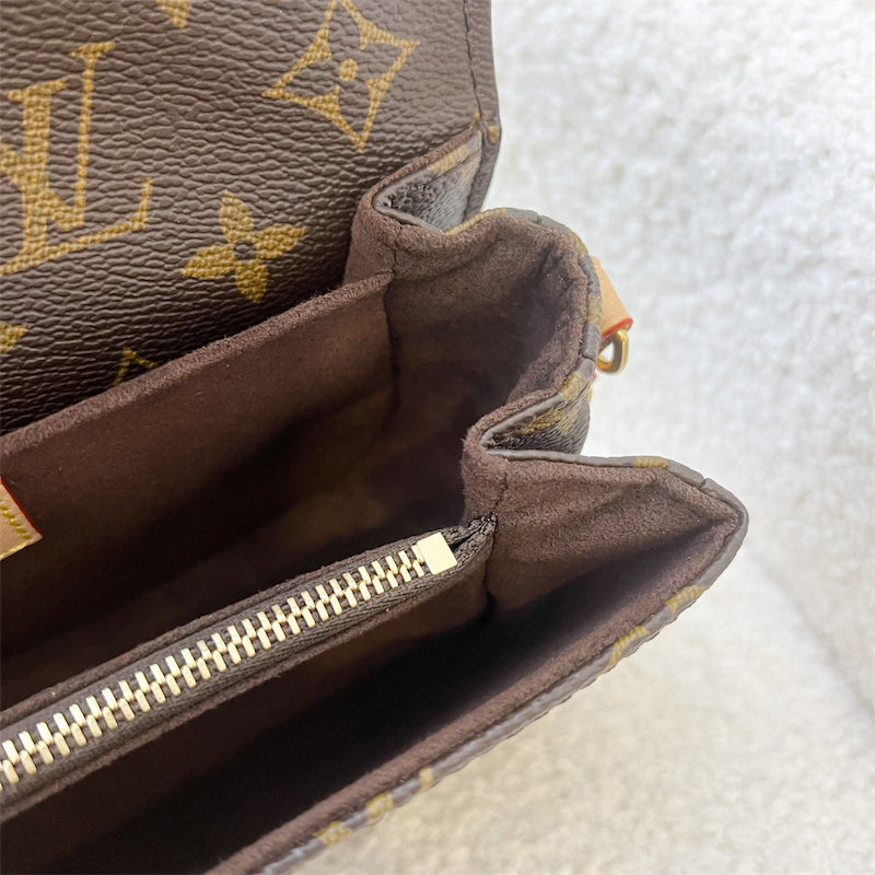 LV Pochette Metis East West in Monogram Canvas and GHW