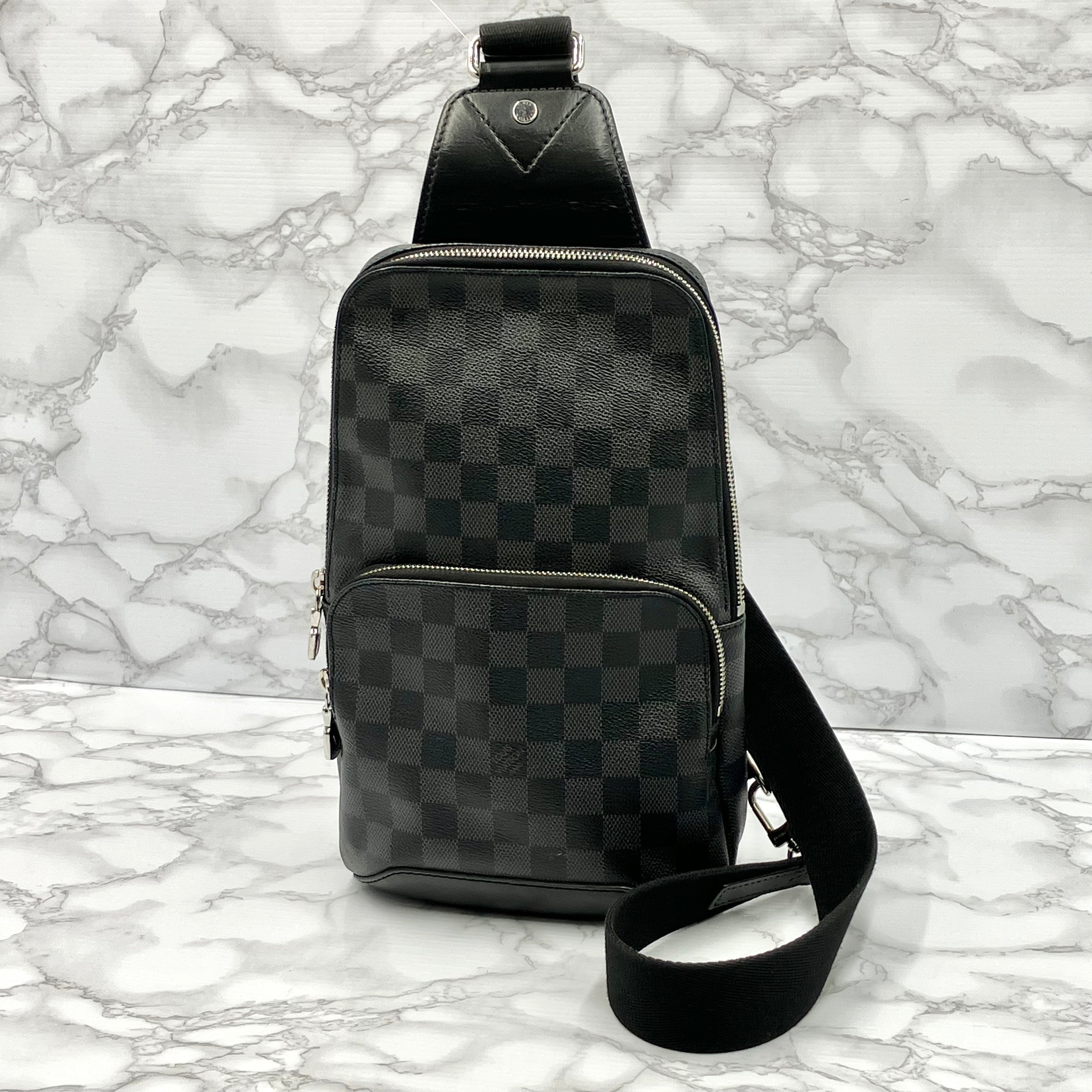 LOUIS VUITTON Graphite Avenue Sling Bag