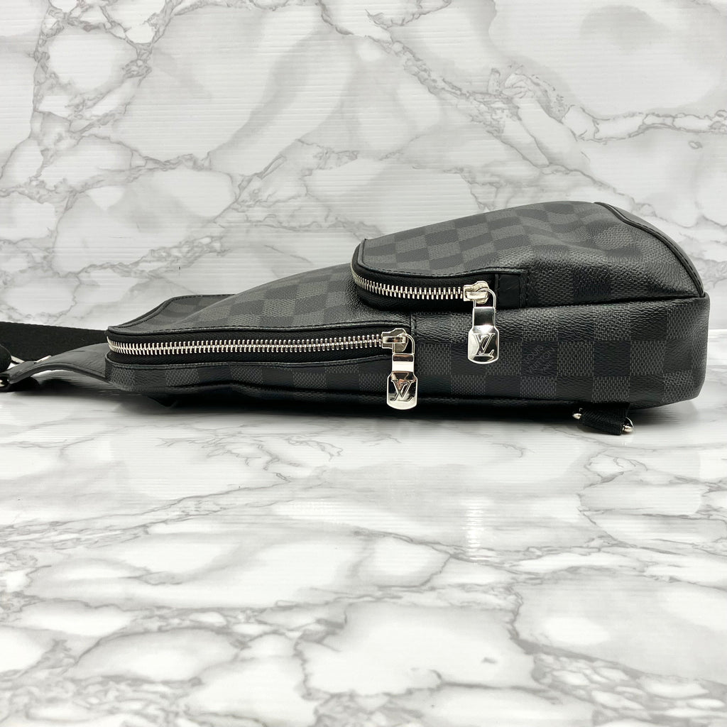 LOUIS VUITTON Graphite Avenue Sling Bag