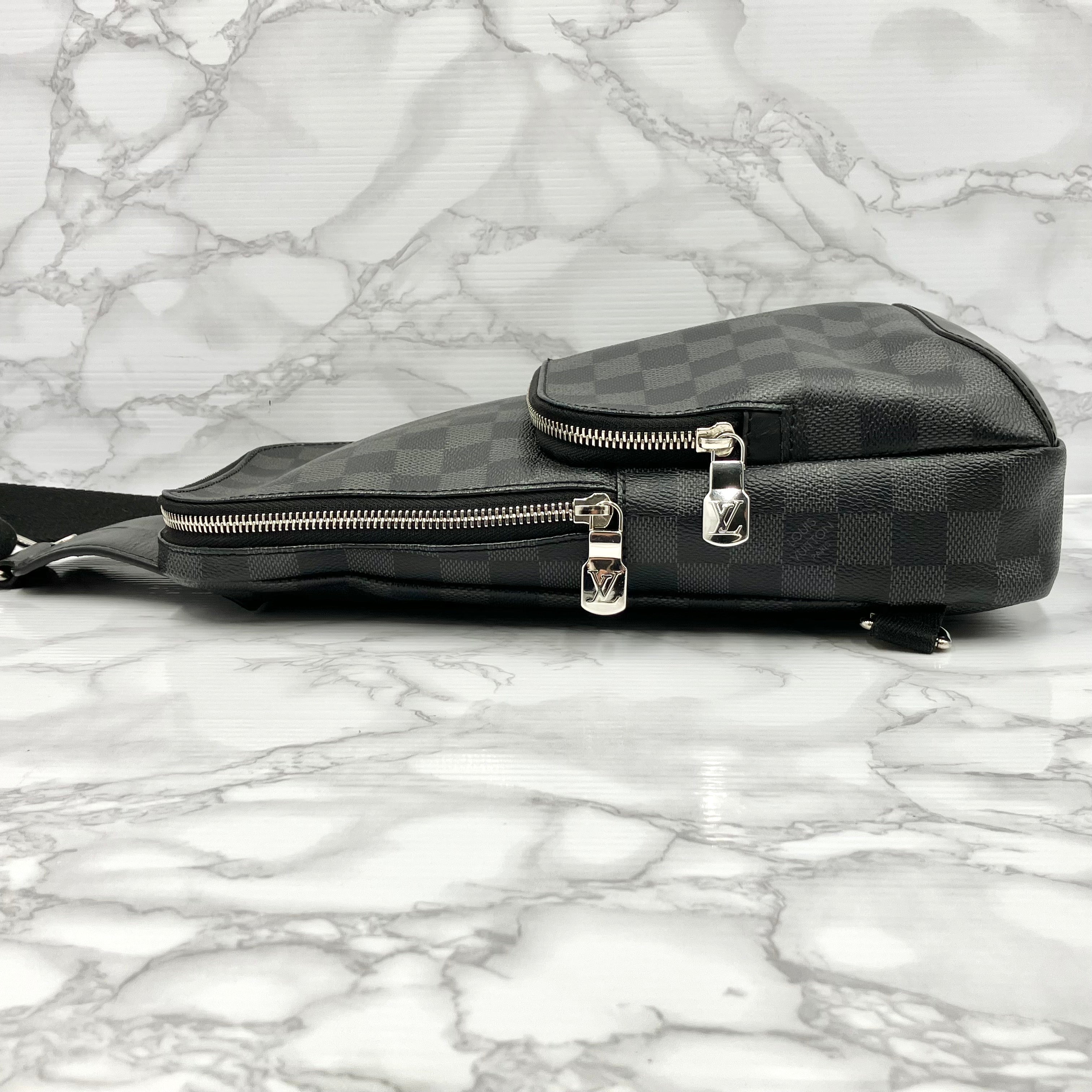 LOUIS VUITTON Graphite Avenue Sling Bag