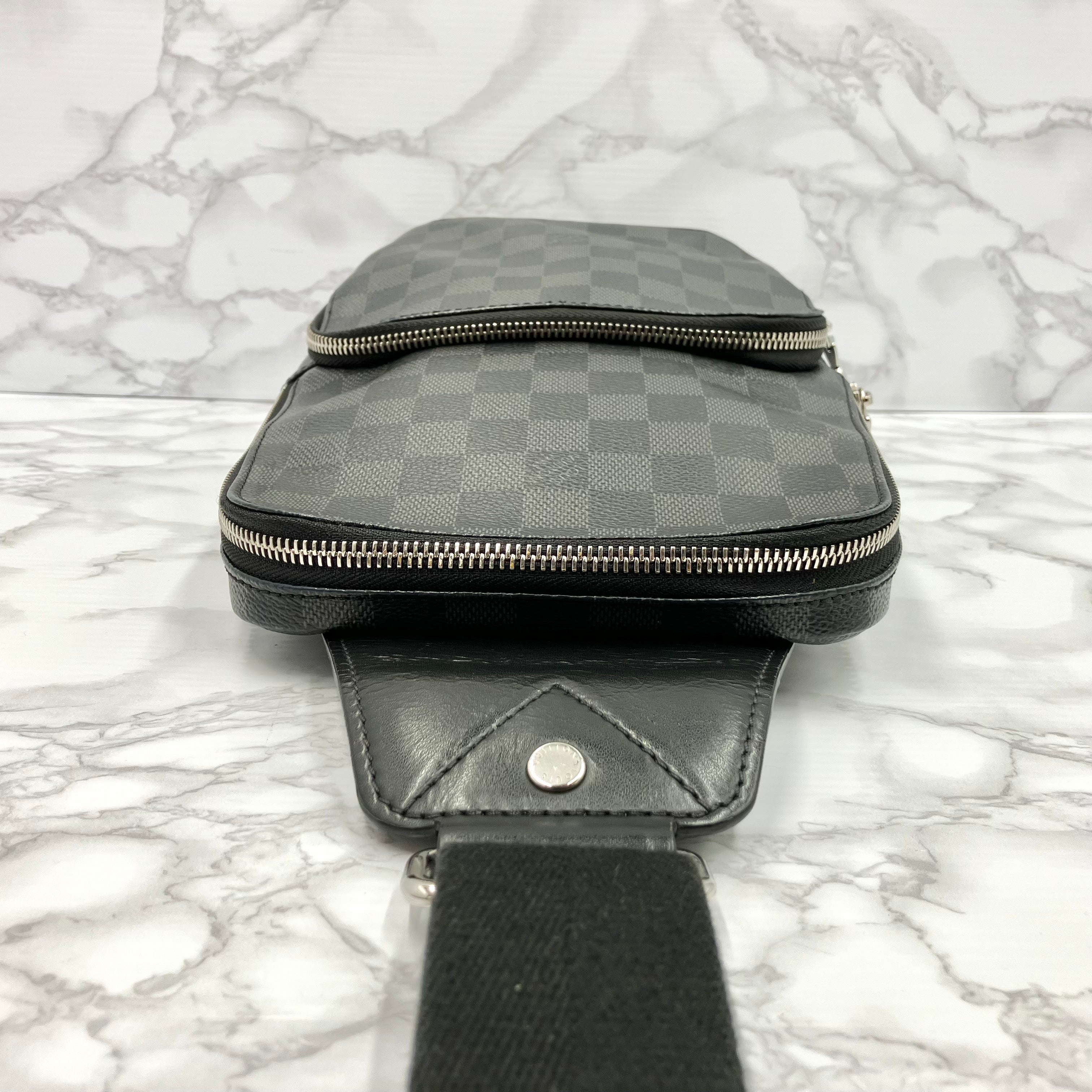 LOUIS VUITTON Graphite Avenue Sling Bag