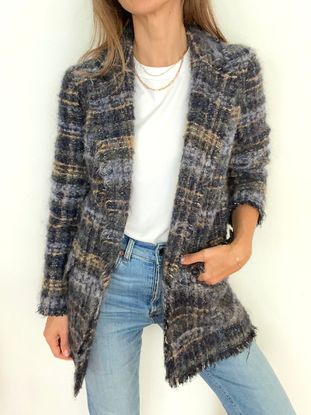 BouclÃƒÆ’Ã‚Â© Wool Blazer - Size EU 36 / US 4