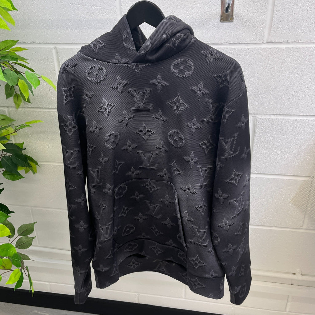 Men's 2054 Monogram Hoodie Black Size XL