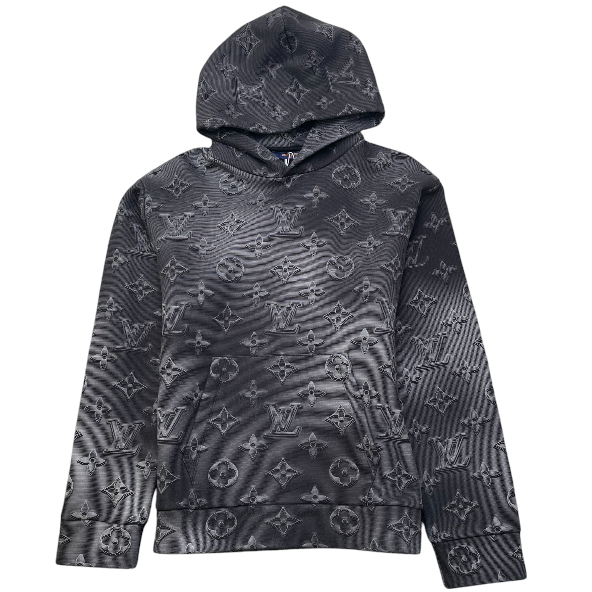 Men's 2054 Monogram Hoodie Black Size XL