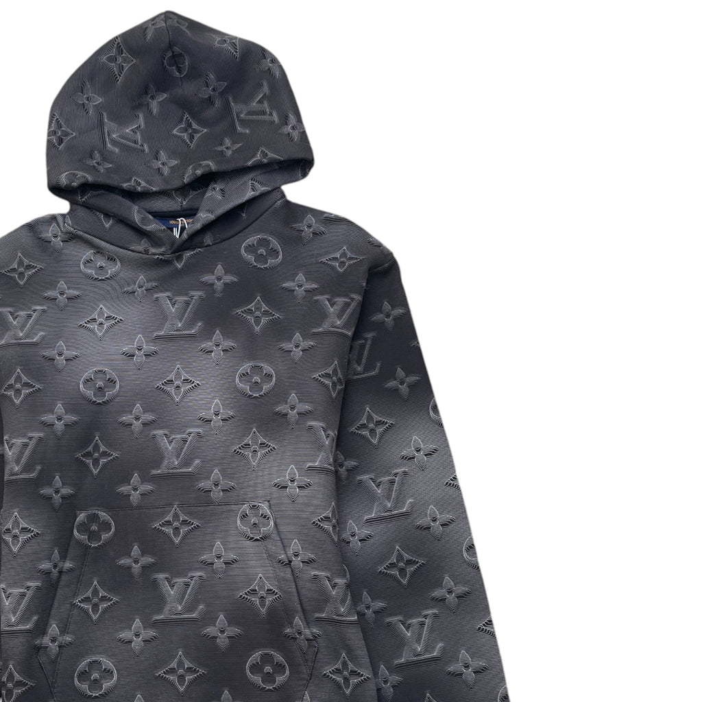 Men's 2054 Monogram Hoodie Black Size XL