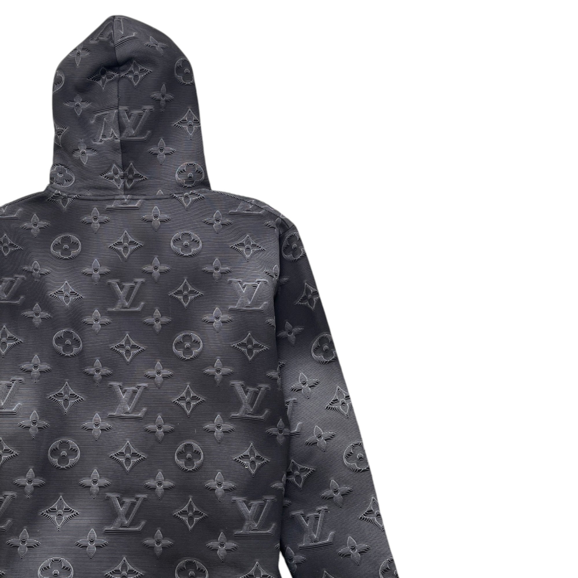 Men's 2054 Monogram Hoodie Black Size XL