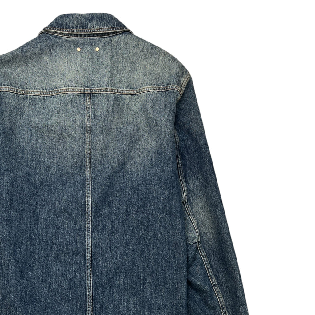Men's Monogram Workwear Denim Jacket Blue Size IT 52 / XL