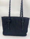 Prada Nylon Tote w Chain