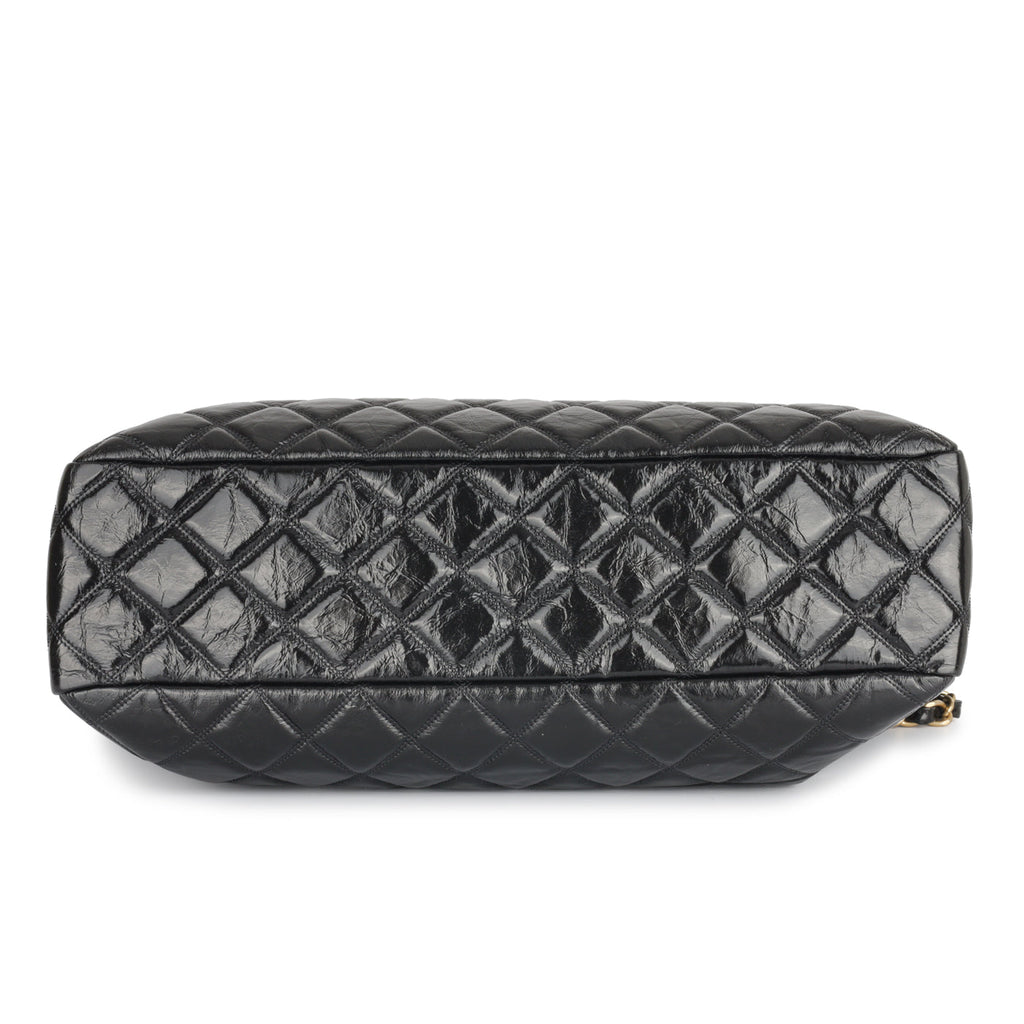 Medium CC Tote - Glazed Calfskin