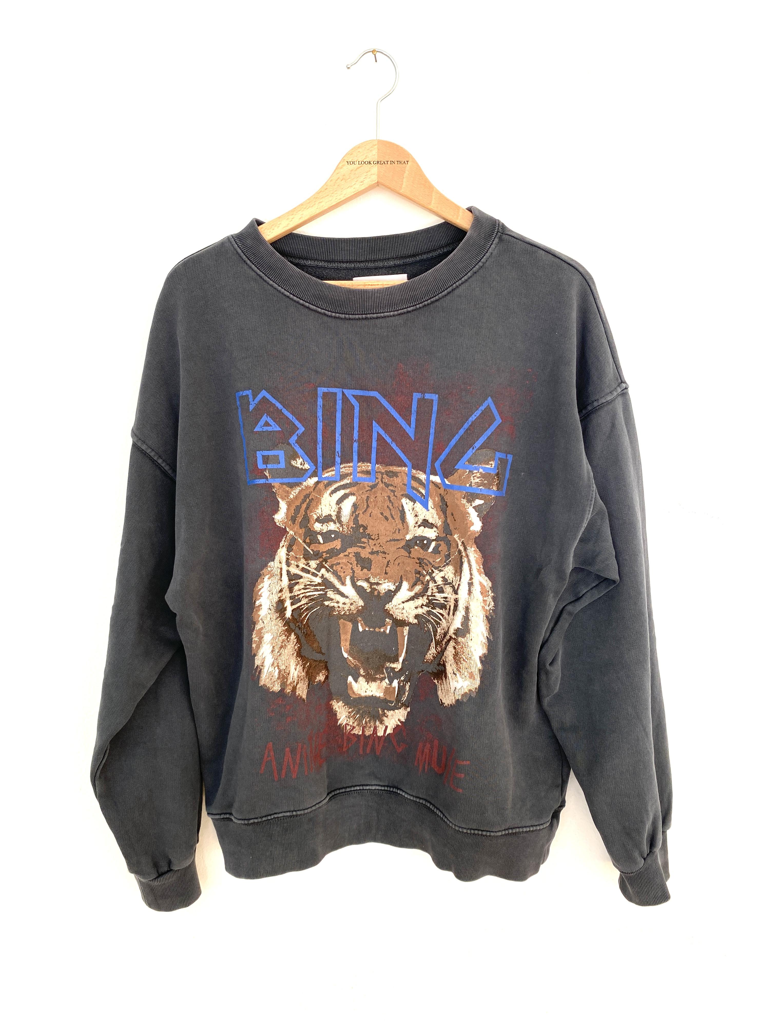 ANINE BING TIGER SWEATSHIRT - SIZE XS