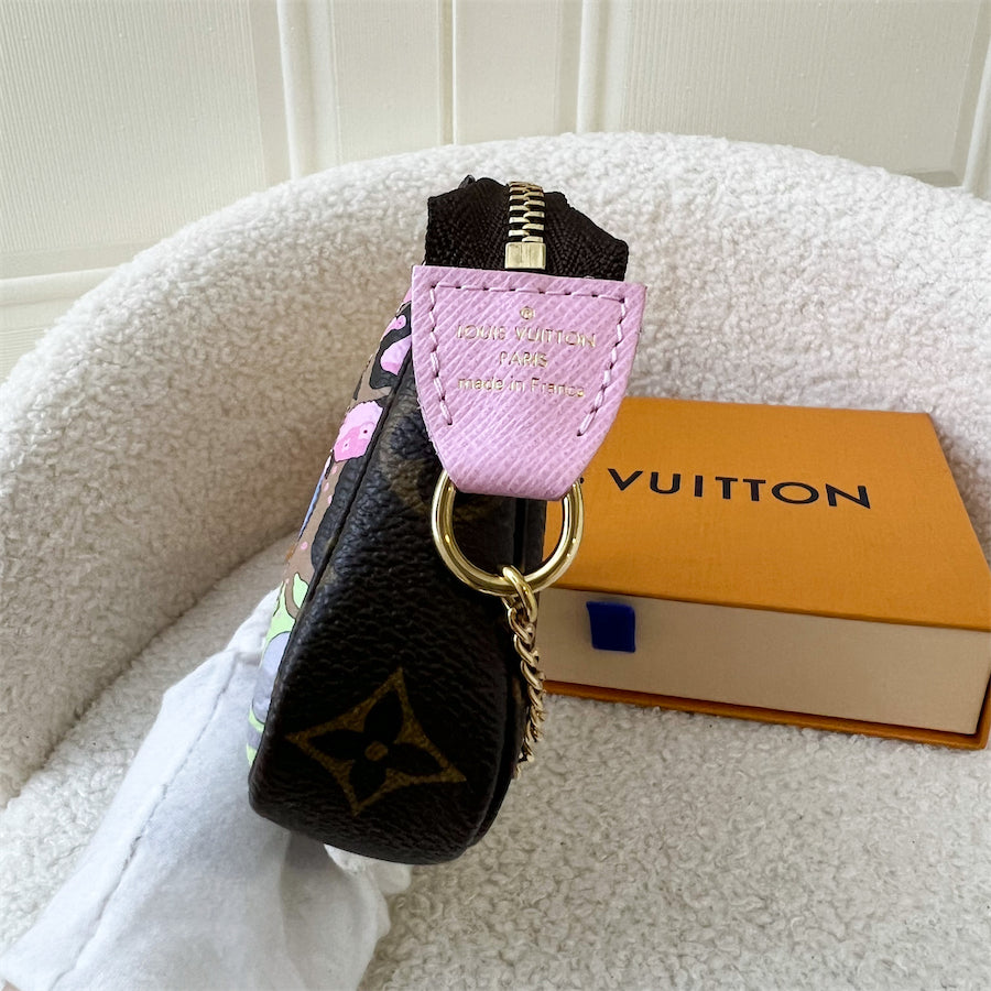 LV Mini Pochette Accessoires in Christmas 2021 Animation (Japan) Monogram Canvas