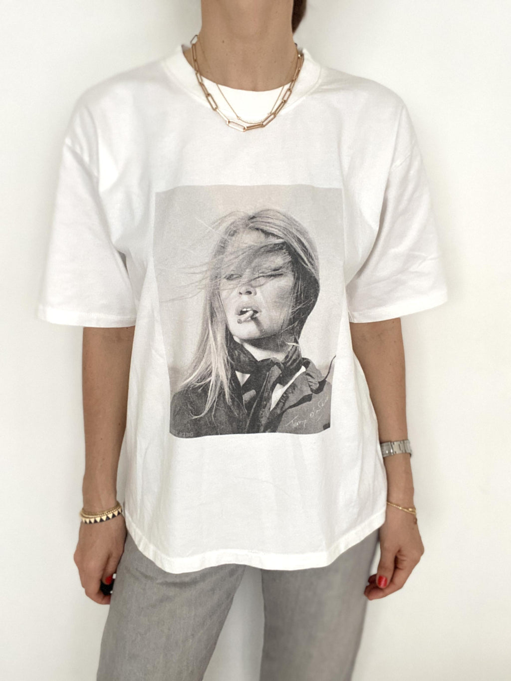TERRY O'NEILL x BRIGITTE BARDOT IDA T-SHIRT - SIZE M