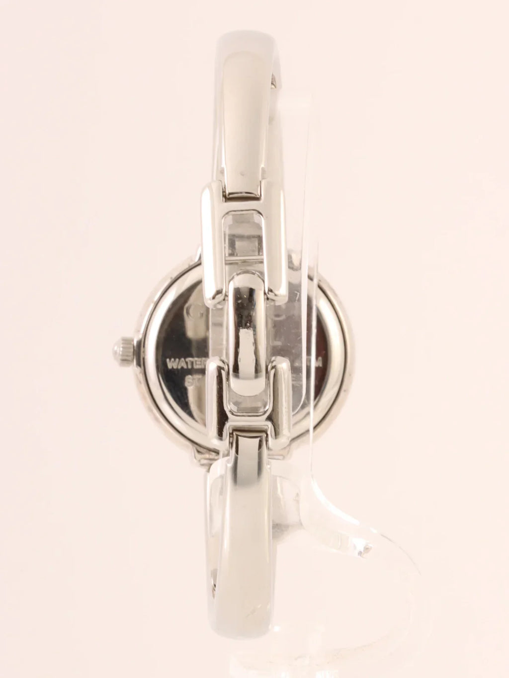 GUCCI Round Face Bangle Watch Silver