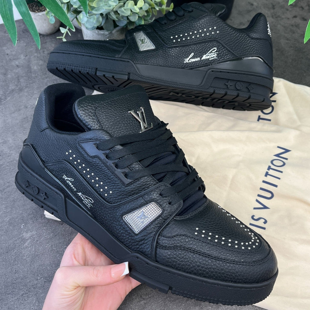 Men's Lv Low Trainers Black Size EU 44 / UK 10
