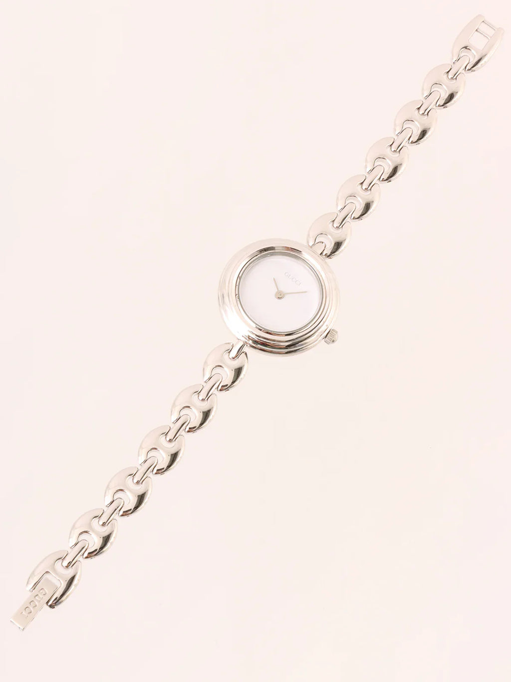 GUCCI Metallic Changeable Bezel Watch 6Colors/Silver