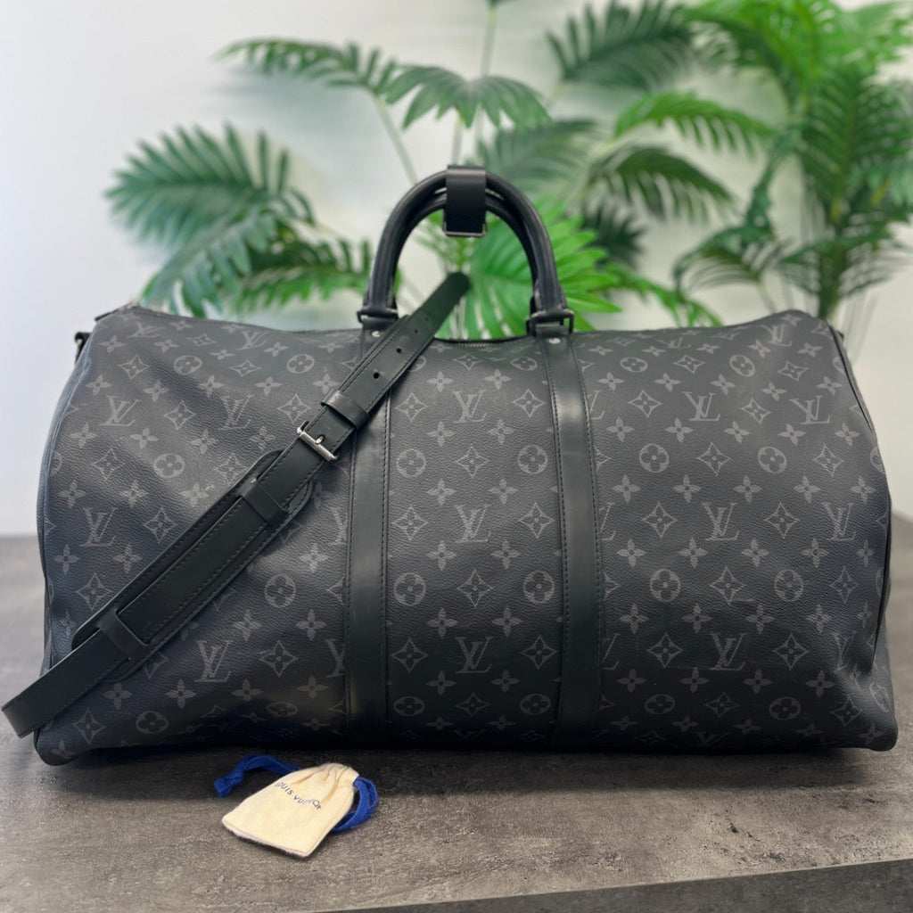 Men's Keepall Bandoulire 55 Bag Black