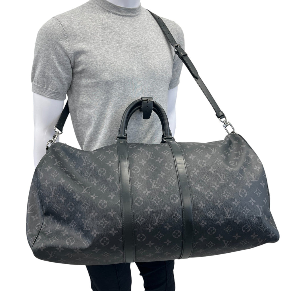 Men's Keepall Bandoulire 55 Bag Black