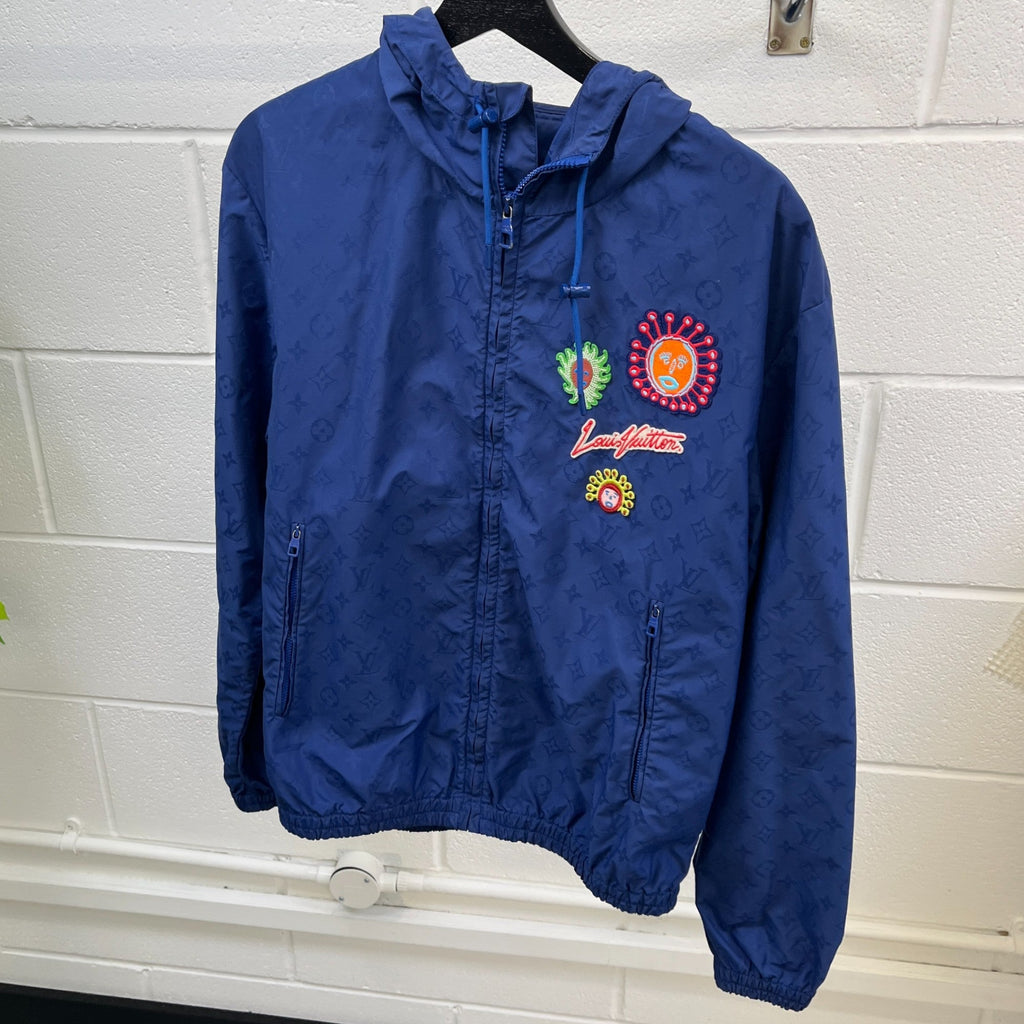 Men's X Yayoi Kusuma Monogram Windbreaker Blue Size IT 48 / M