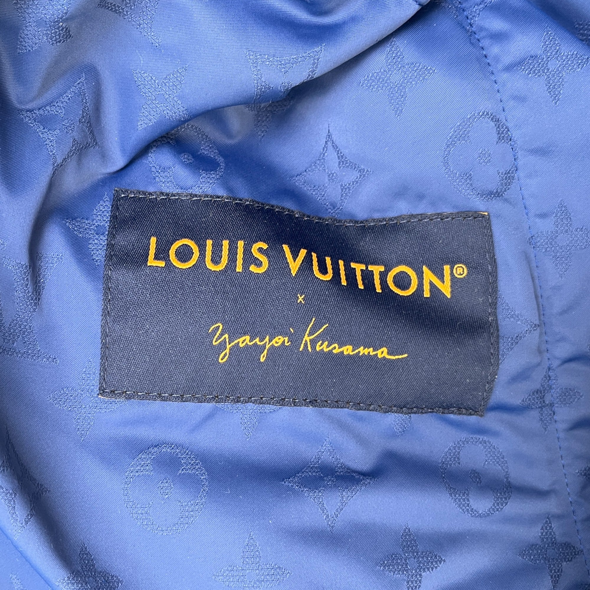 Men's X Yayoi Kusuma Monogram Windbreaker Blue Size IT 48 / M