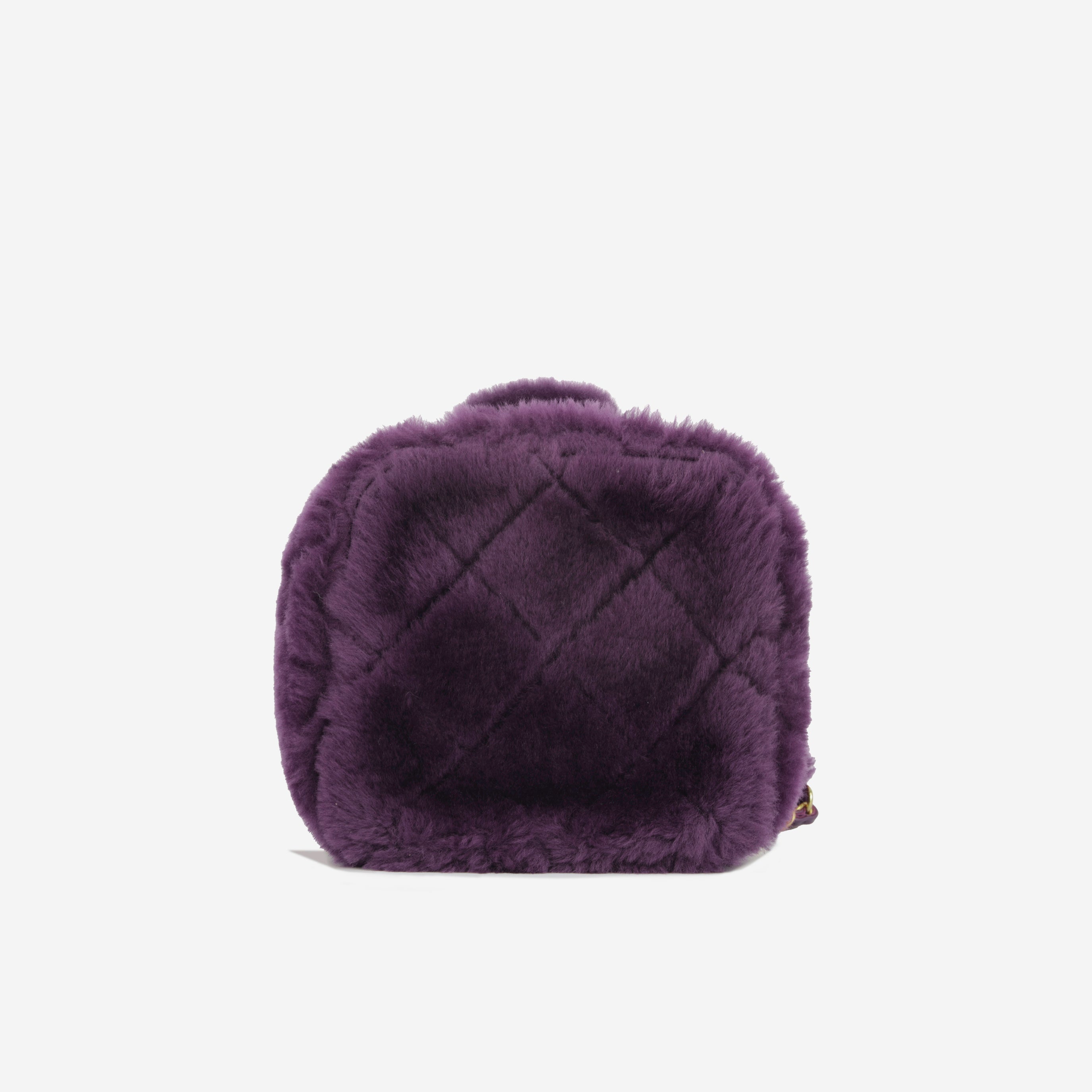 Chanel Shearling Vanity Case