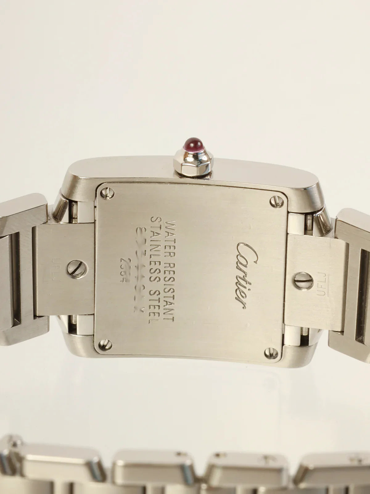 CARTIER Tank Francaise Sm Silver/Pink