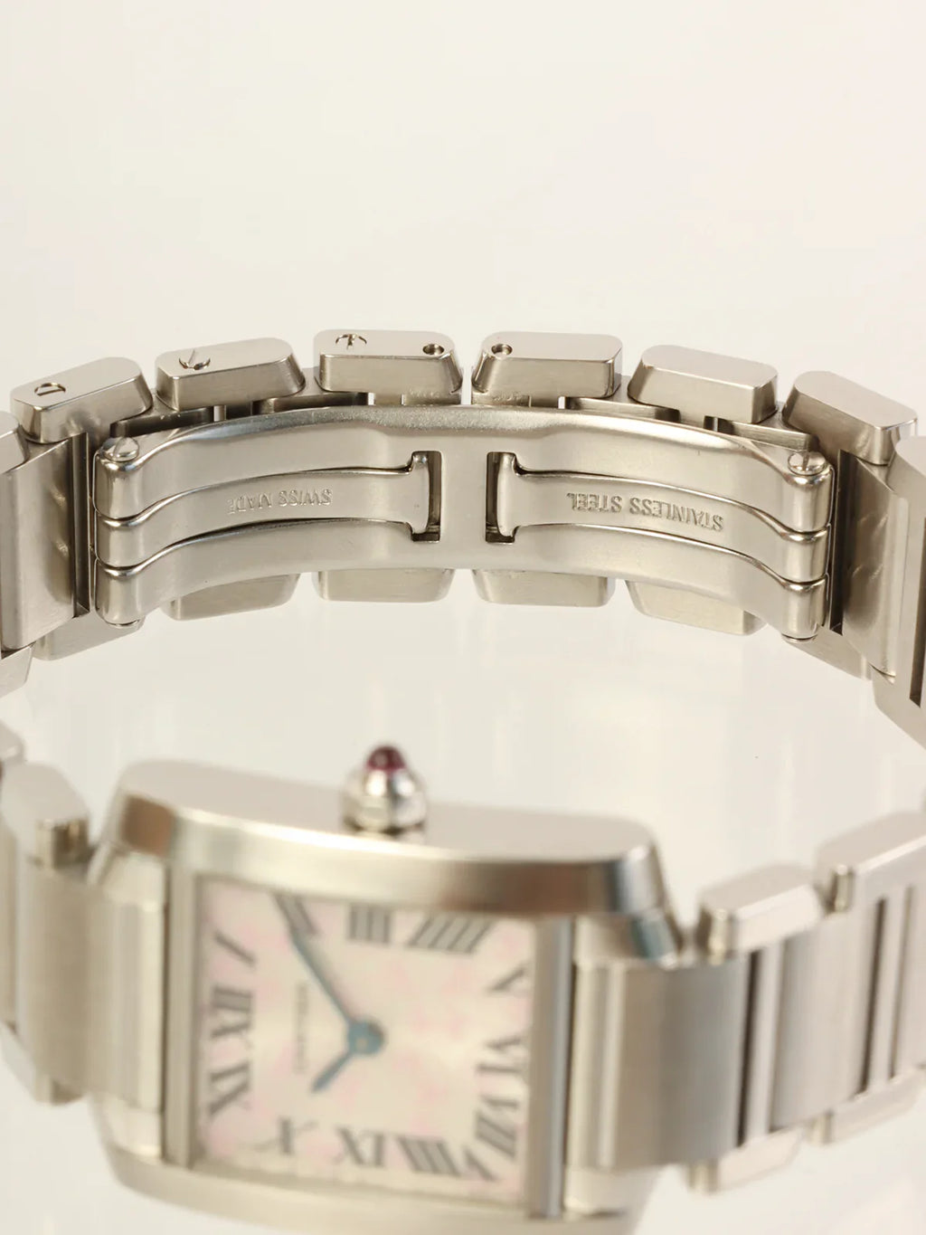 CARTIER Tank Francaise Sm Silver/Pink
