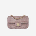 Chanel Mini Rectangular Flap - Mauve Taupe Lizard