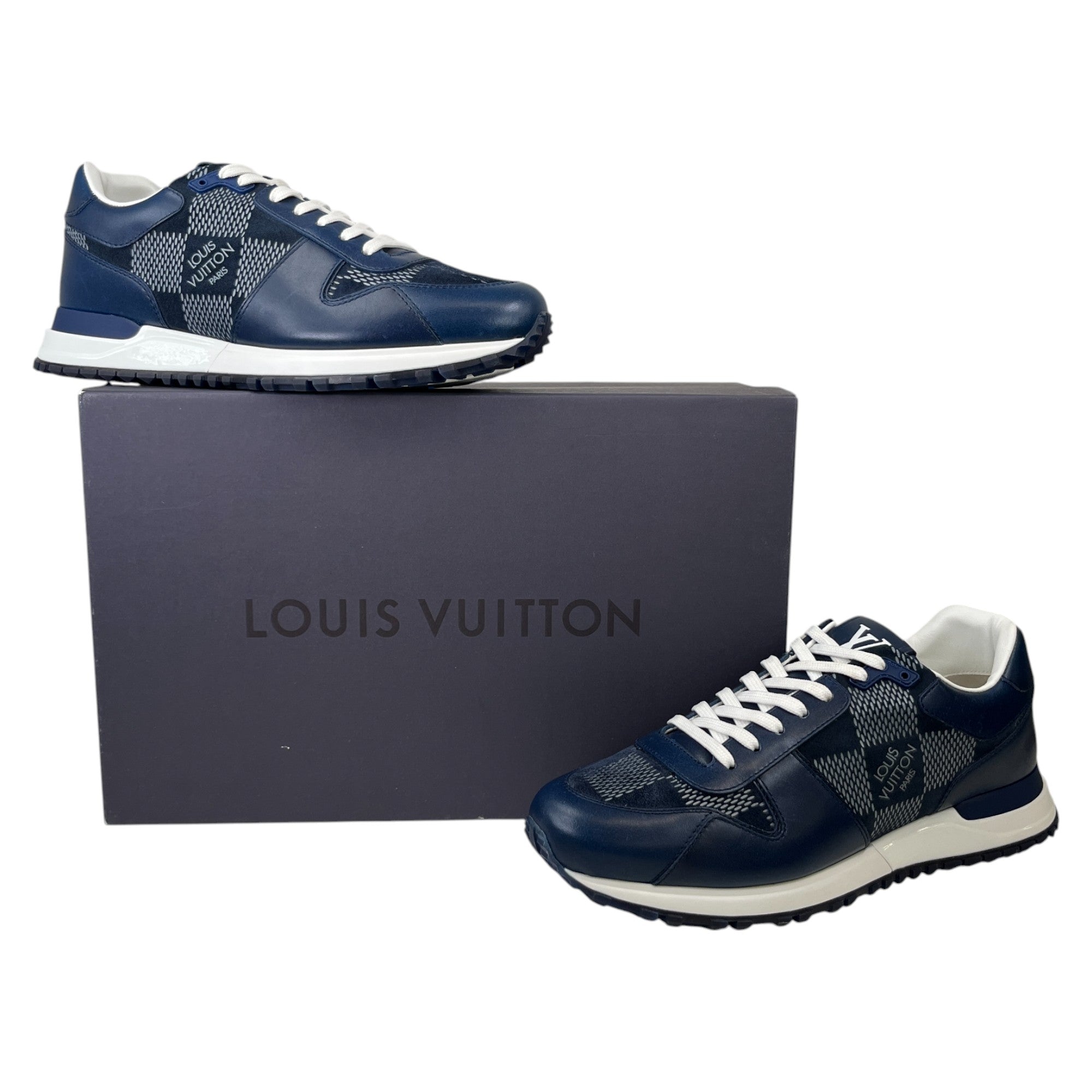 Men's Run Away Low Trainers Navy Size EU 40 / UK 6
