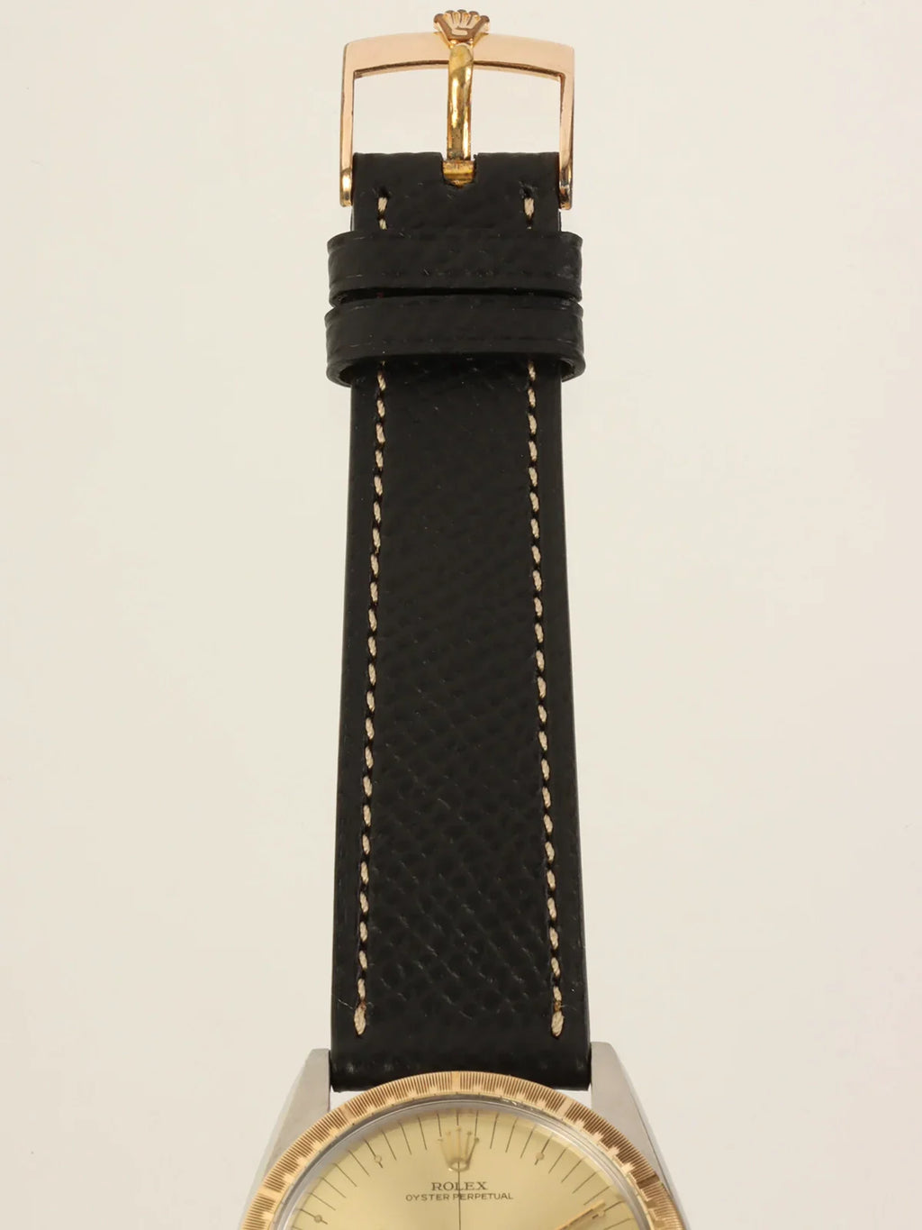 ROLEX Oyster Perpetual Gold/Silver/Black