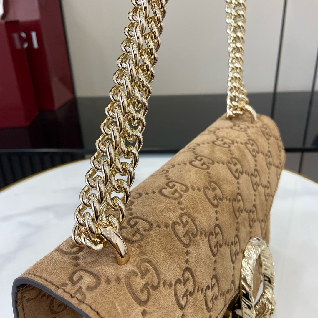 GC692 Dionysus Small Shoulder Bag /HIGHEST QUALITY VERSION / 10"W x 5.5"H x 3"D