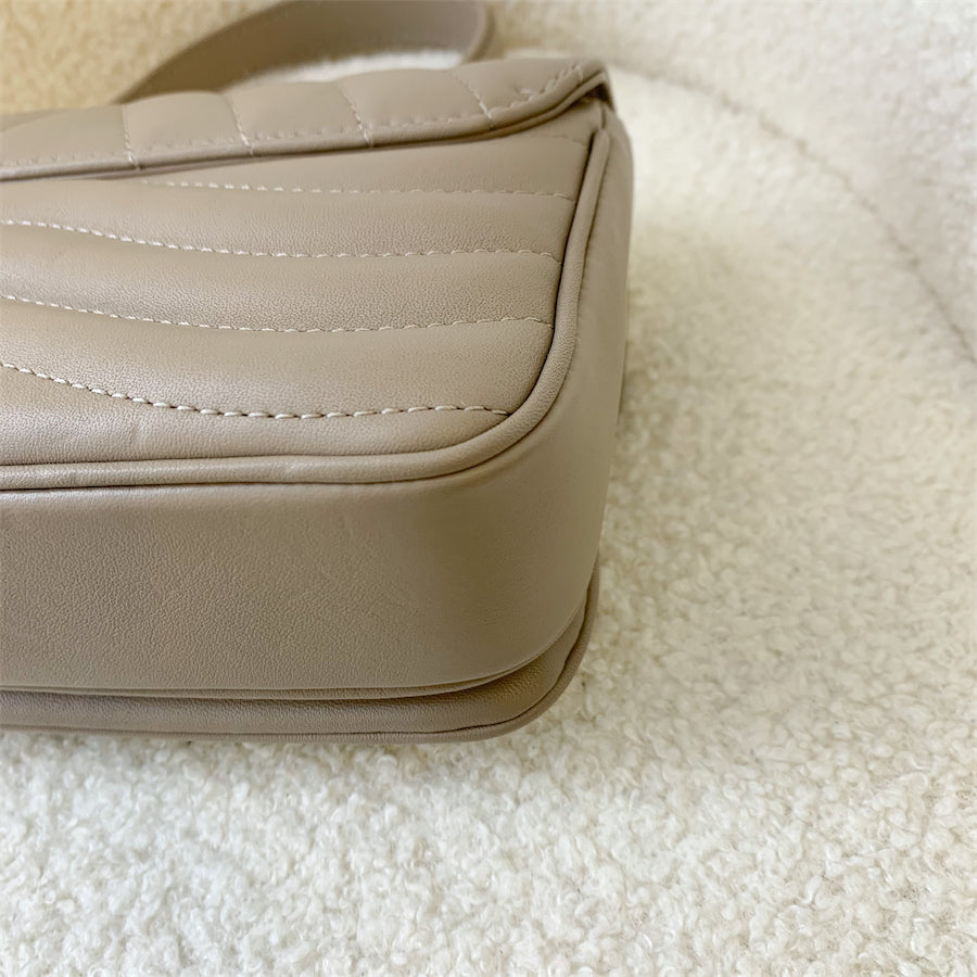LV New Wave Chain Bag in Taupe Quilted Calfskin and GHW