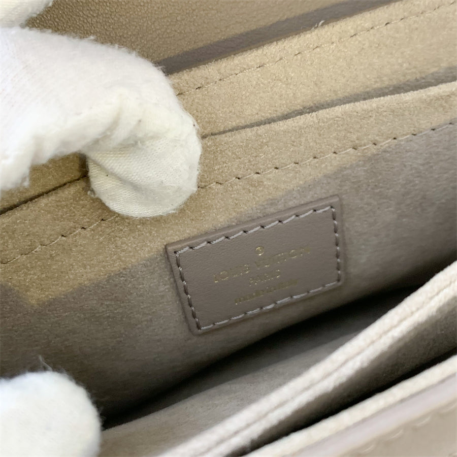 LV New Wave Chain Bag in Taupe Quilted Calfskin and GHW