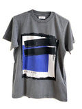 ANINE BING GEORGIE BLUE PAINTING TEE - SIZE XS