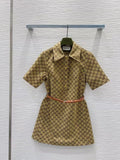 CLTH435 GG Canvas Dress