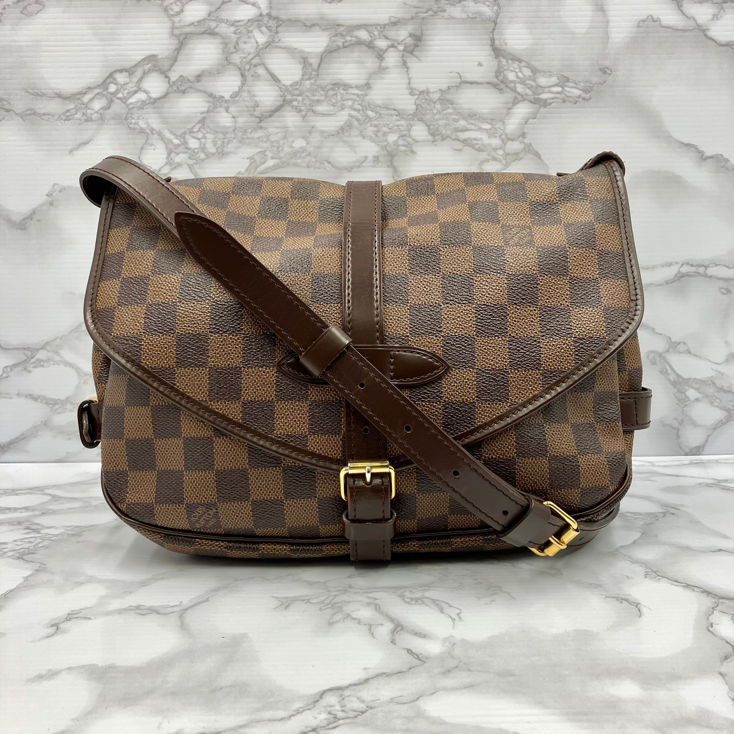 LOUIS VUITTON Damier Saumur special order