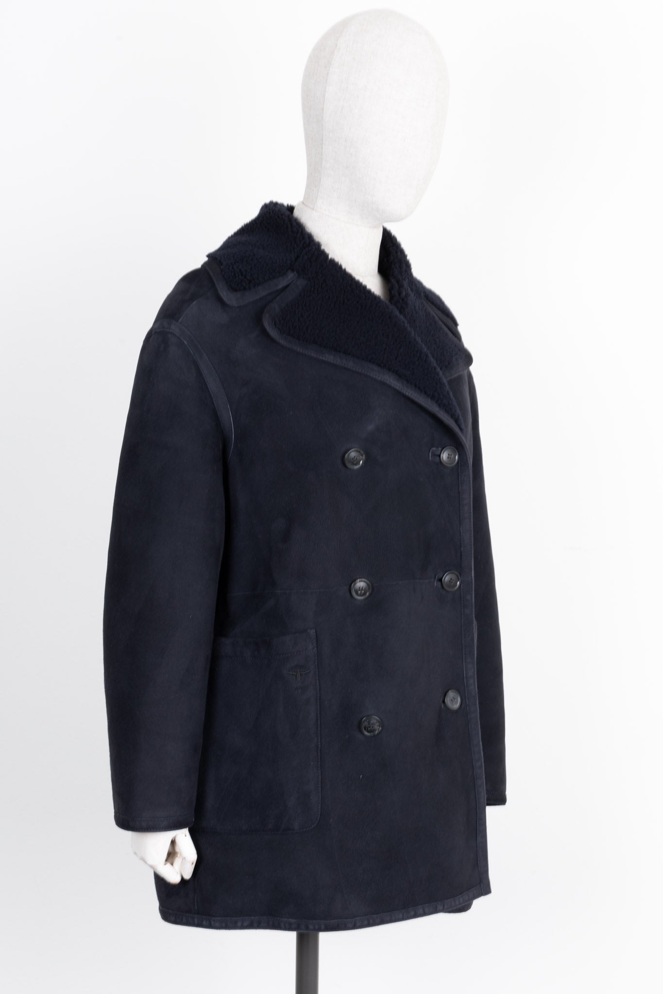 CHRISTIAN DIOR Reversible Double Breasted Coat