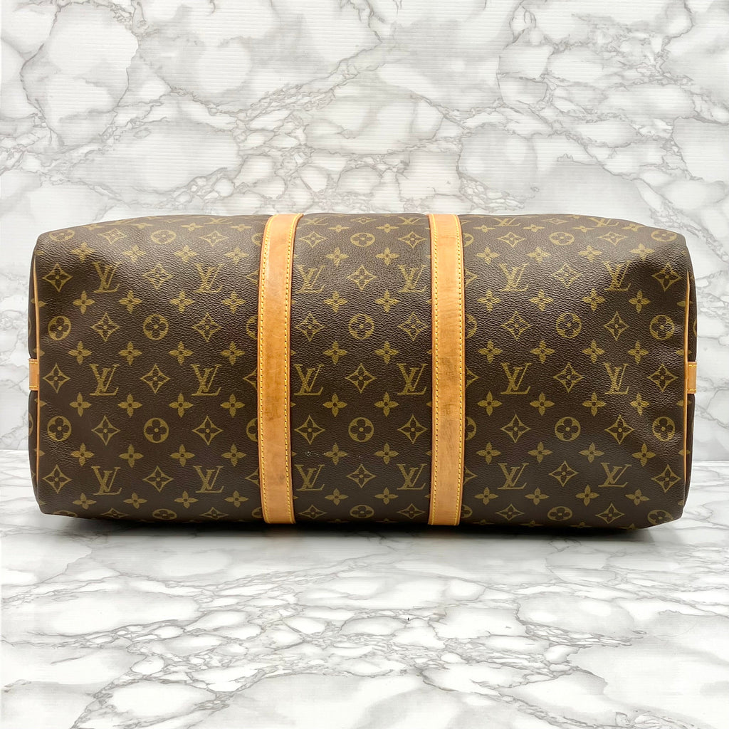 LOUIS VUITTON Monogram Keepall 50 Bandoliere