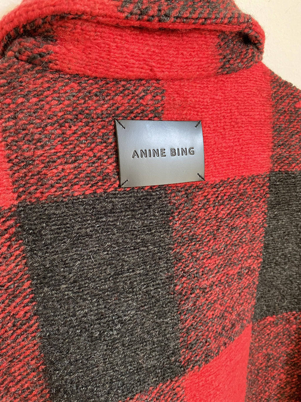BOBBI FLANNEL JACKET RED - SIZE XS