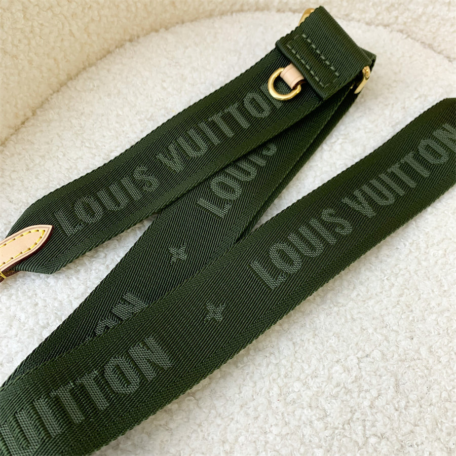 LV Multi Pochette Accessoires MPA in Monogram Canvas, Khaki Strap and GHW