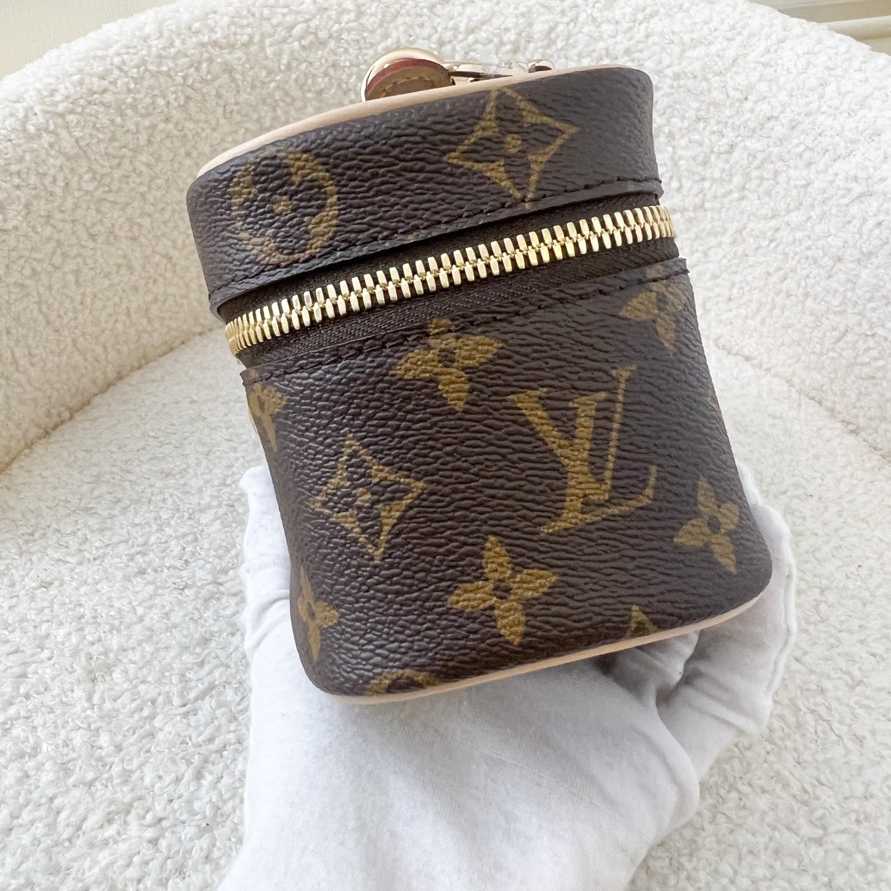 LV Nano Nice in Monogram Canvas GHW